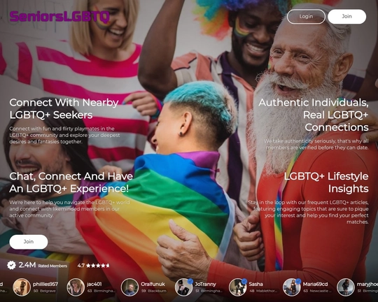 Seniors LGBTQ+ Dating